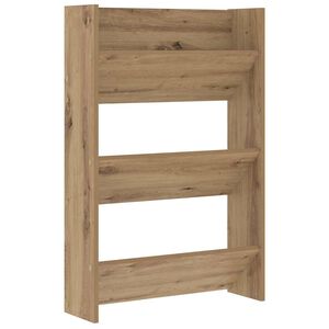 vidaXL Cabinet &agrave; chaussures 60 x 18 x 90 cm Bois d'ing&eacute;nierie