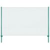vidaXL Cl&ocirc;ture en grillage m&eacute;tallique avec poteaux Acier 25x1,5m Vert