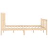 vidaXL Cadre de lit sans matelas 150x200 cm bois massif