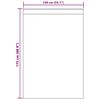 vidaXL Rideau en Voile 2 pcs Blanc 175 x 140 cm Polyester