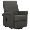 vidaXL Fauteuil Gris fonc&eacute; Tissu
