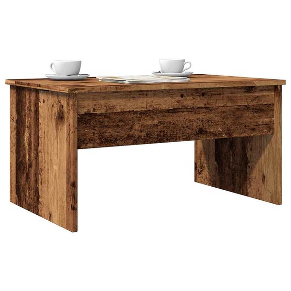 vidaXL Table basse vieux bois 80x50,5x41,5 cm bois d'ing&eacute;nierie