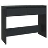 vidaXL Table console noir 100x35x76,5 cm bois d'ing&eacute;nierie