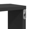 vidaXL &Eacute;tag&egrave;res cube murales 2 pcs Gris 100x15x30 cm bois d'ing&eacute;nierie