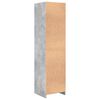 vidaXL Garde-robe Gris b&eacute;ton 50x50x200 cm Bois d'ing&eacute;nierie