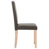 vidaXL Chaises &agrave; manger lot de 6 gris similicuir