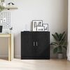 vidaXL Biblioth&egrave;que Ch&ecirc;ne noir 82,5 x 30,5 x 80 cm Bois d'ing&eacute;nierie
