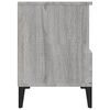 vidaXL Tables de chevet 2 pcs Sonoma gris 40x35x50 cm