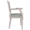 vidaXL Chaise &agrave; manger Gris clair Velours