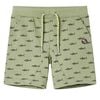 Short pour enfants avec cordon de serrage kaki clair 116