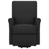 vidaXL Fauteuil Noir Tissu