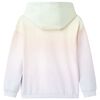 Sweatshirt &agrave; capuche pour enfants blanc &eacute;tincelant 128