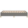 vidaXL Cadre de lit sans matelas gris fonc&eacute; 120x200 cm tissu