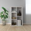 vidaXL Biblioth&egrave;que/Buffet Blanc 50x25x80 cm Bois d&rsquo;ing&eacute;nierie