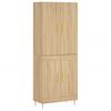 vidaXL Buffet haut Ch&ecirc;ne sonoma 69,5x34x180 cm Bois d'ing&eacute;nierie