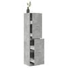 vidaXL Armoire d'apothicaire gris b&eacute;ton 40x41x174,5 cm bois ing&eacute;nierie