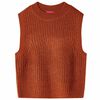 vidaXL Gilet pull-over tricot&eacute; pour enfants cognac 116