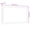 vidaXL Ensemble de meubles de salle de bain 2 pcs blanc brillant