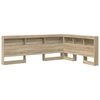 vidaXL T&ecirc;te de lit de rangement Ch&ecirc;ne Sonoma 150 cm Bois d'ing&eacute;nierie