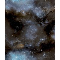 Noordwand Papier peint Good Vibes Galaxy with Stars Bleu et noir