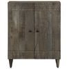 vidaXL Buffet gris clair 60x33,5x75 cm bois de manguier massif