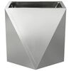 vidaXL Jardini&egrave;re Argent 30 x 30 x 30 cm Acier galvanis&eacute;