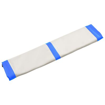 vidaXL Tapis gonflable de gymnastique avec pompe 200x200x15cm PVC Bleu