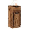 vidaXL Buffets 2 pcs vieux bois 30x30x70 cm bois d'ing&eacute;nierie