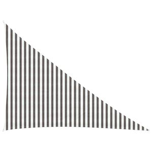 vidaXL Voile d'ombre Gris clair et blanc 3 x 4 x 5 m HDPE