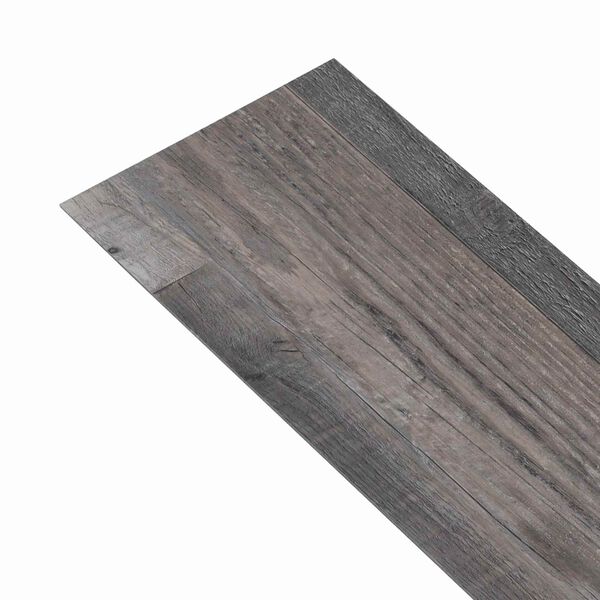 vidaXL Planches de sol 18 pcs Gris 5,26 m&sup2; PVC