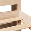 vidaXL Lit biblioth&egrave;que sans matelas 100x200 cm bois massif de pin