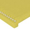 vidaXL T&ecirc;te de lit avec oreilles Vert 163x23x78/88 cm Tissu