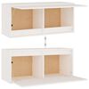 vidaXL Meubles TV 8 pcs Blanc Bois massif de pin