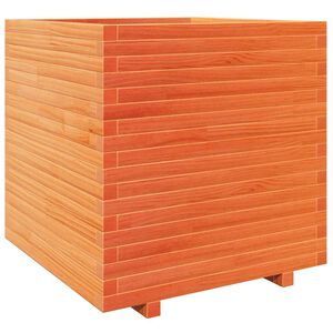 vidaXL Jardini&egrave;re cire marron 70x70x72,5 cm bois de pin massif