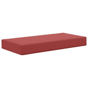 vidaXL Coussin de Si&egrave;ge d'Ext&eacute;rieur 100 % polyester Bordeaux