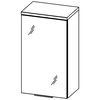 Germania Armoire murale de salle de bain GW-Pescara Blanc et graphite