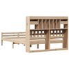 vidaXL Lit biblioth&egrave;que sans matelas 150x200 cm bois massif de pin