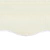 vidaXL Tissu de remplacement pour auvent Cr&egrave;me 4,5x3,5 m