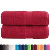 vidaXL Serviettes d'invit&eacute; de qualit&eacute; sup&eacute;rieure SOLUND 2 pcs rouge