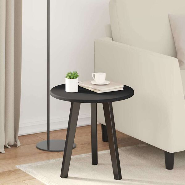 vidaXL Plateau de table Noir 40 x 40 x 1,5 cm Bois d'ing&eacute;nierie