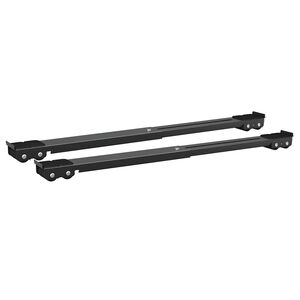 vidaXL Socle pour machine &agrave; laver 2 pc Noir 72 x 5 x 4,5 cm