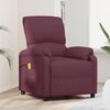 vidaXL Fauteuil de massage Violet Tissu