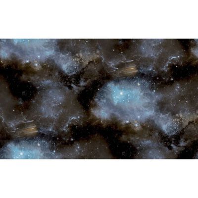 Noordwand Papier peint Good Vibes Galaxy with Stars Bleu et noir