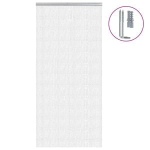 vidaXL Moustiquaire de porte &agrave; cha&icirc;ne 100x226 cm aluminium