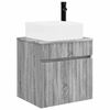 vidaXL Meuble de lavabo mural Sonoma gris 49 x 41 x 63 cm
