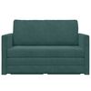 vidaXL Canap&eacute;-Lit 110cm Vert fonc&eacute; Velours