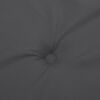 vidaXL Coussin de banc de jardin anthracite m&eacute;lang&eacute; 200x50x7 cm tissu