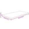 vidaXL Comptoir de salle de bain 100x50x1,5 cm Bois massif non trait&eacute;