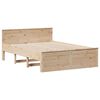 vidaXL Lit biblioth&egrave;que sans matelas 140x190 cm bois de pin massif