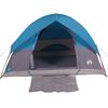 vidaXL Tente de camping &agrave; d&ocirc;me 3 personnes bleu imperm&eacute;able